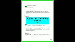 Ultimate Administrative Assistant Practice Test 2026: Ace Your Skills Assessment Today