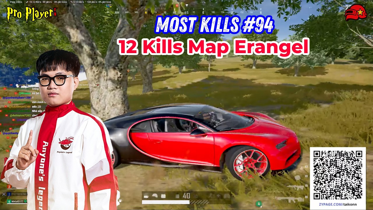 PUBG PC I Most Kills #94 I 12 Kills Map Erangel
