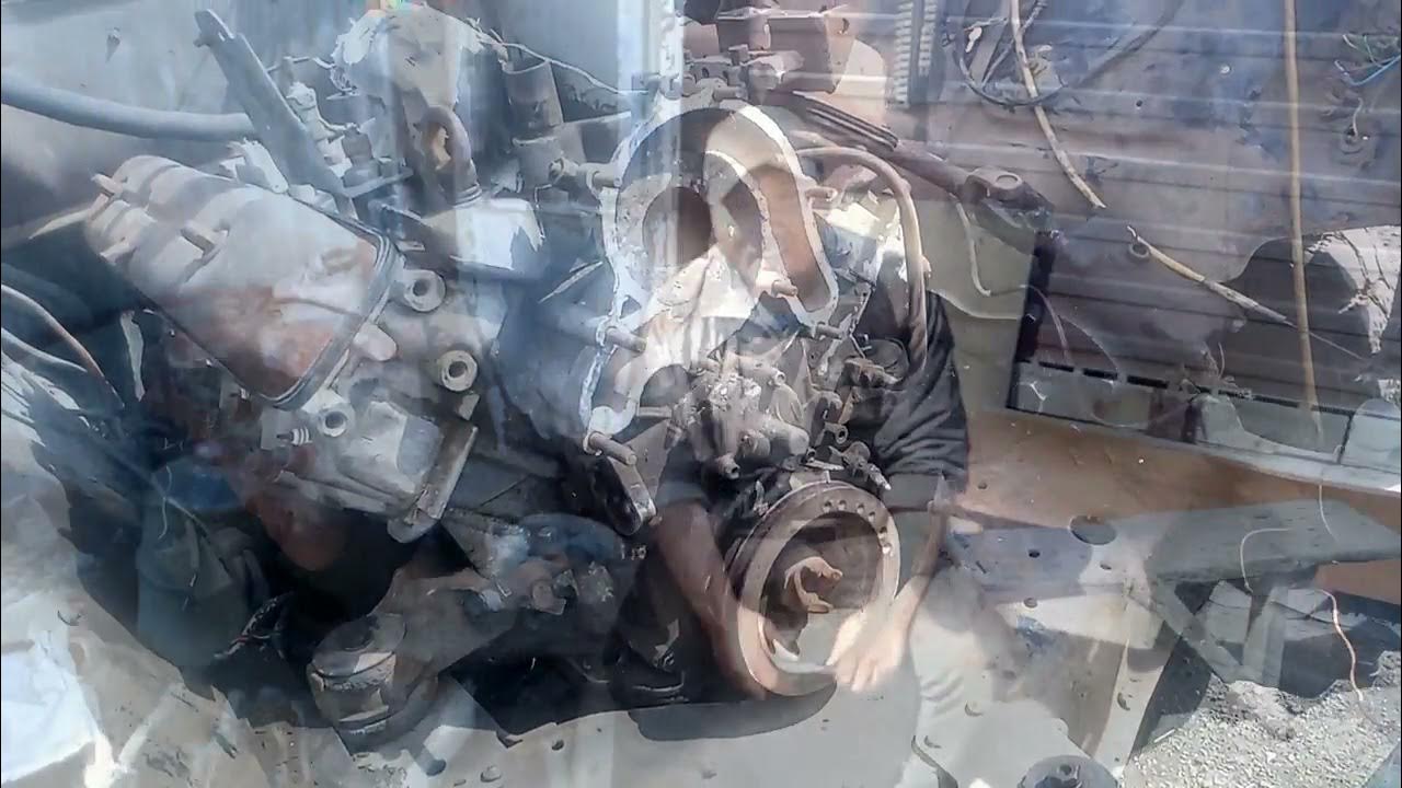 Как снять двигатель газ 3307