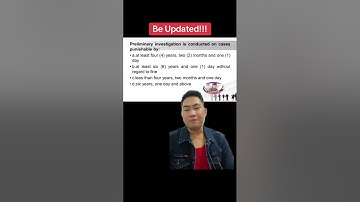 New Rules on Preliminary Investigations