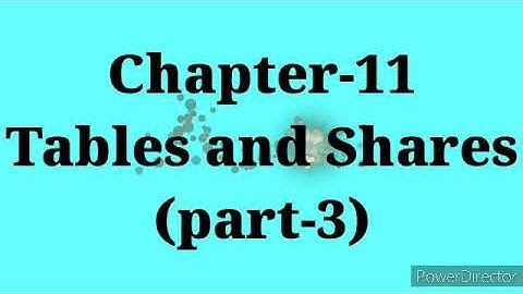 NCERT Class-4 Maths Chapter-11 Tables and Shares (part-3)