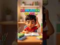 बताओ, होमवर्क करते समय तुम्हारा भी यही हाल होता है क्या? 👇🤣 #kidsreels #cutebaby #cutevideo #kids