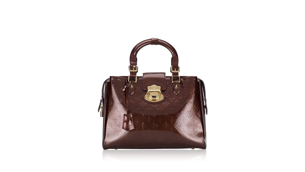 Louis Vuitton Melrose Avenue Bag in Amarante Vernis