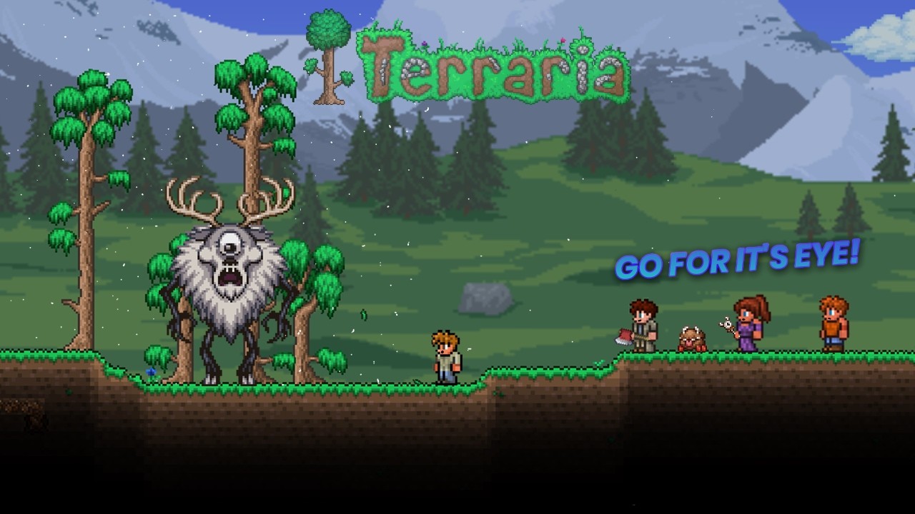 Can We Defeat The Deerclops?! - Terraria Playthrough Ep. 11