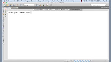 How to input string from keyboard