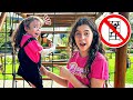 SARAH E ELOAH em novas REGRAS DE CONDUTA para crianças no PARQUINHO | Rules of Conduct