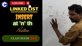 Single Linked List | How to insert a node at nth position !! C programming