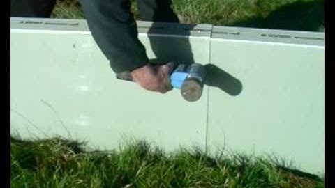 Herpetosure Newt Fencing Installation - Riveting