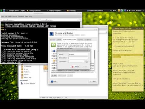 Dropbox and Box on your Manjaro linux Desktop