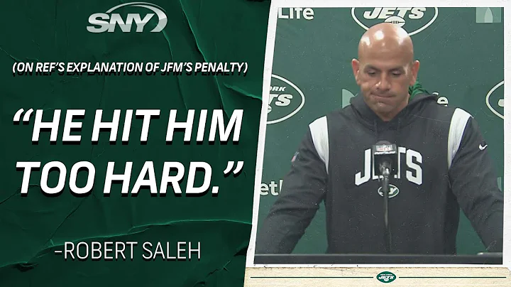Robert Saleh on the explanation he got from refs f...