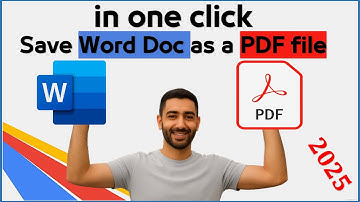 how to save a word document as a pdf file