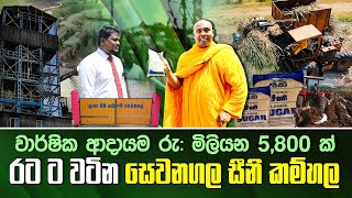 රට ට වටින සෙවනගල සීනි කම්හල - වාර්ෂික ආදායම රු: මිලියන 5,800 ක්