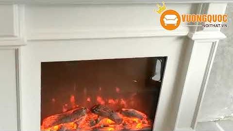 Hoàn thiện lò sưởi trang trí nhập khẩu tại nhà chị Lan – Ecopark