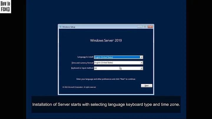 Windows Server 2019 Installation and Initial Configuration
