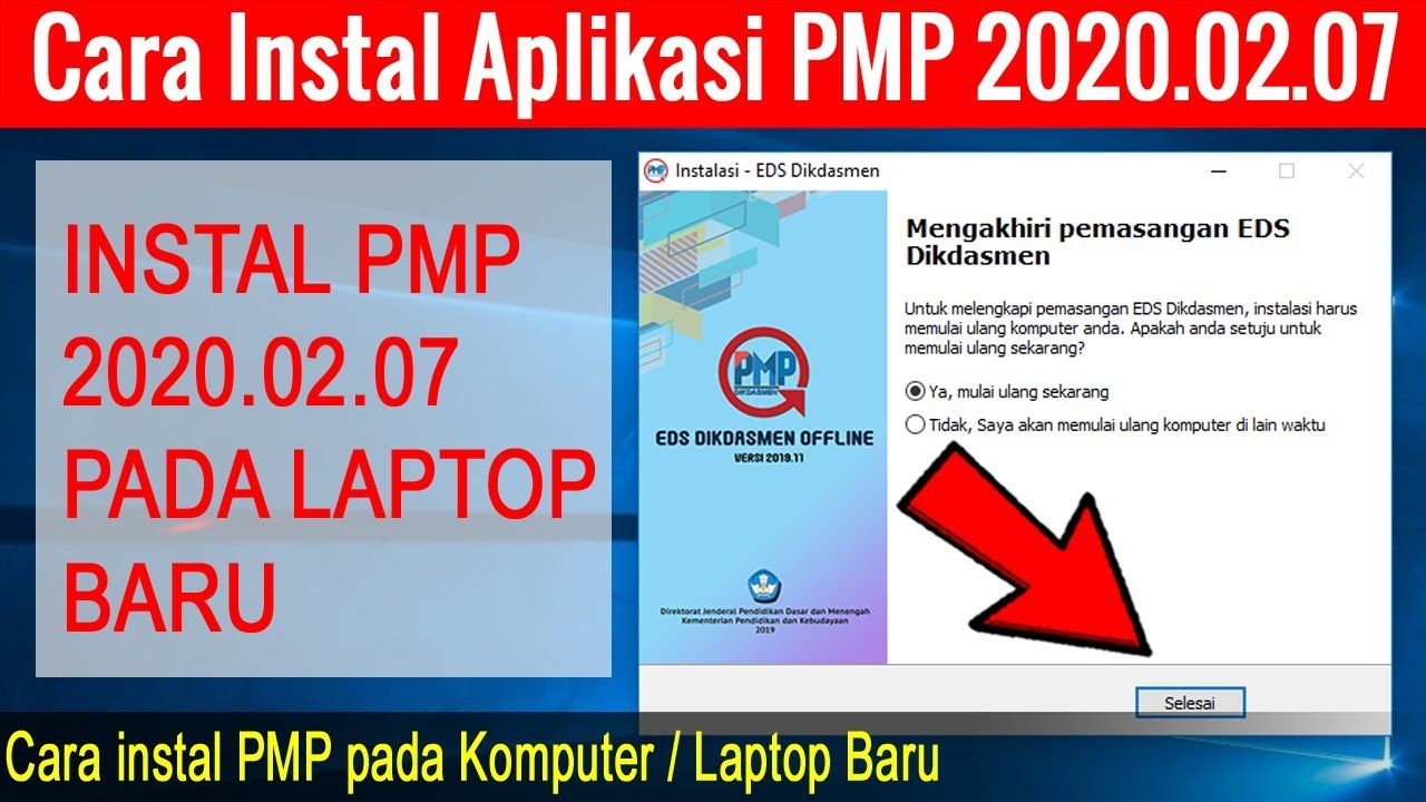 Cara Instal Aplikasi  PMP 2022 02 07 pada Laptop  Baru  YouTube