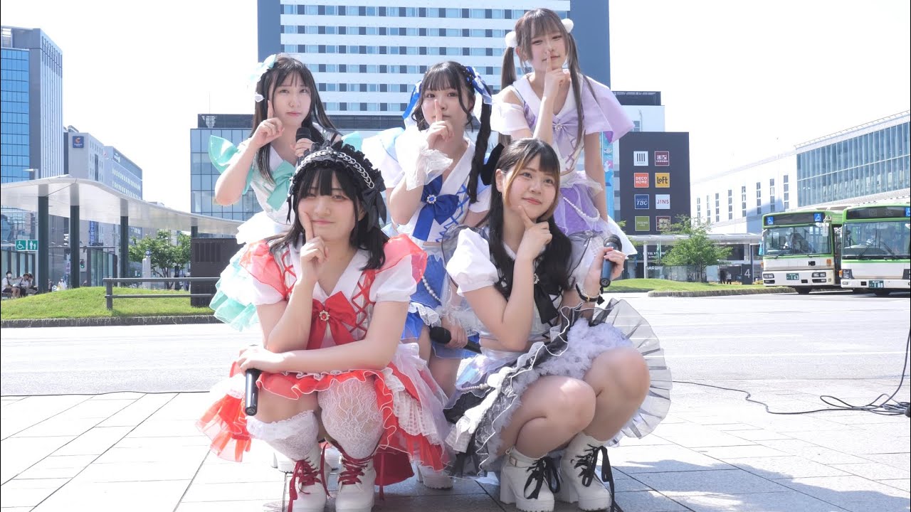 【4K60P】めとろぽりたん 富山駅前路上ライブ 山王まつりSPECIAL 2024/6/1