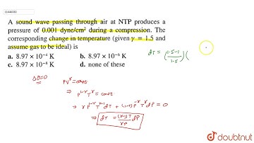 A sound wave passing volume `1 m^(3)` is divided into two equal compartments by a partition. One...