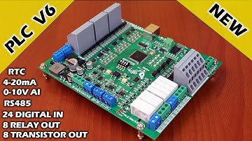 PLC con ARDUINO (atmega2560) V6, CON ENTRADAS DE 4-20mA, 24 ENTRADAS DIGI , 16 SALIDAS MOSFET, RELAY