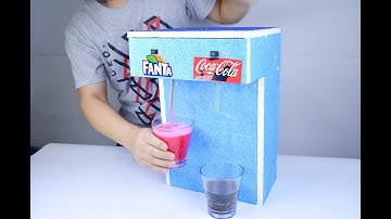 How To Make Coca Cola Soda Fountain Machine 2 Different Drinks at Home