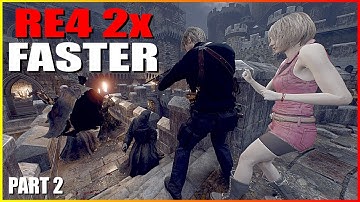 Re4 Remake but Every Enemy is 200% Faster - Technically a Speedrun? (Part 2)