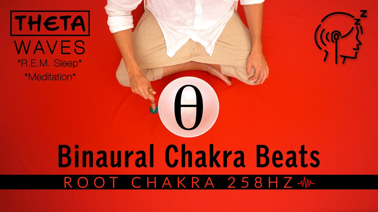 Root Chakra Frequency - Theta Binaural Beats for R.E.M. Sleep & Meditation | Singing Bowl Sound Bath