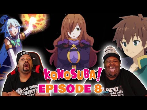 😱 Wiz!? 😍 Konosuba Reaction Season 1 Episode 8+ Review of anime reaction