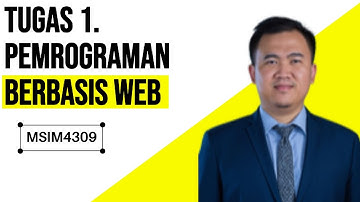 Tugas 1. Pemrograman Berbasis Web - MSIM4309