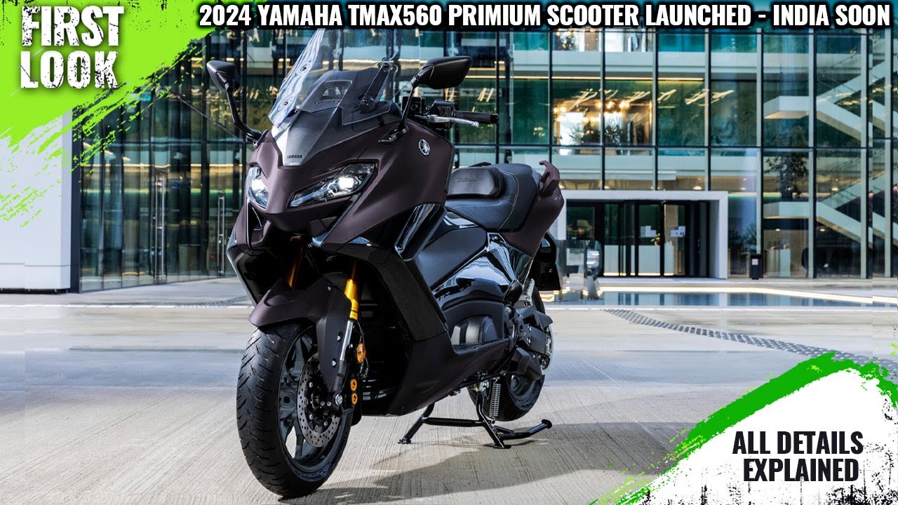 2024 Yamaha TMAX560 Launched In Japan With 2 Variants - India Soon