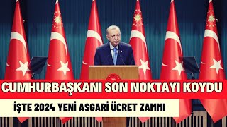 Asgari̇ Ücret 2024 Son Daki̇ka Hurbaşkanı Son Noktayı Koydu İşte Yeni Asgari Ücret