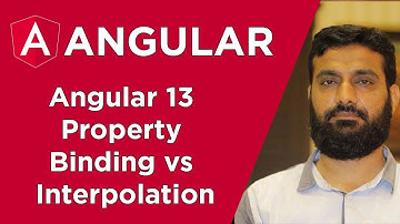 Angular 13 Property Binding vs Interpolation in Urdu | Angular Complete Course in Urdu & Hindi