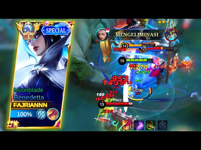 TOP GLOBAL BENEDETTA | BENEDETTA HYPER ROTATION | BENEDETTA GAMEPLAY MOBILE LEGENDS class=