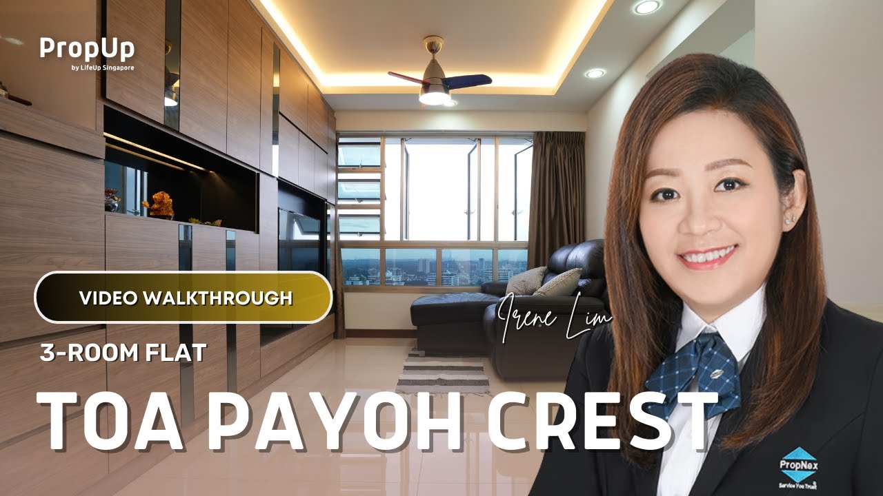 Toa Payoh Crest 3-Room Flat Video Walkthrough - Irene Lim