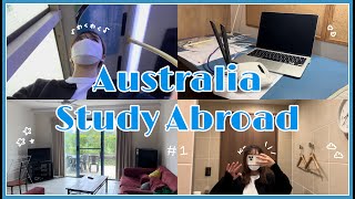 VLOG #1 | 【オーストラリア留学🇦🇺】 渡航と留学生活1日目 〜寮生活、海外大学〜 study abroad to Australia, dormitory