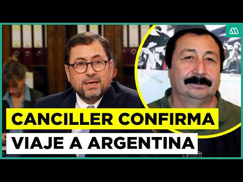 Canciller confirma viaje de Kast a Argentina para abordar caso Galvarino Apablaza