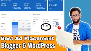 Google Adsense Ad Placement Guide 2023| Highest Google adsense earning blogger & WordPress