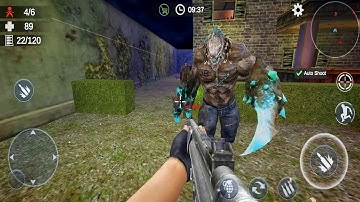 Zombie 3D Survival: Offline FPS Shooting Games Android gameplay Part#2