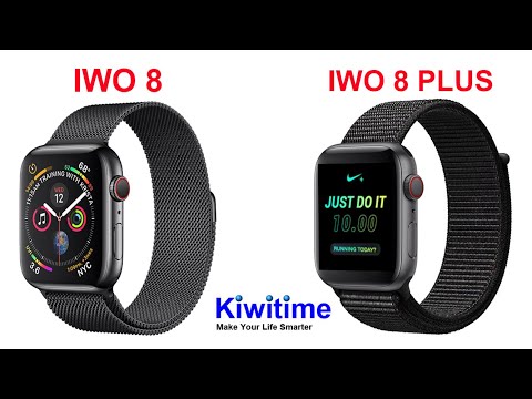 KIWITIME IWO 8 & IWO 8 Plus 44mm Smart Watch Review - 2019 Latest & Best Apple Watch Series 4 Copy