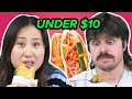 Aussies try each others cheap work lunches