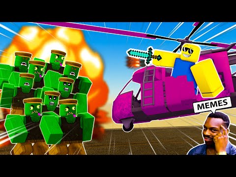 ROBLOX A DUSTY TRIP Funny Momments (HELICOPTER) 