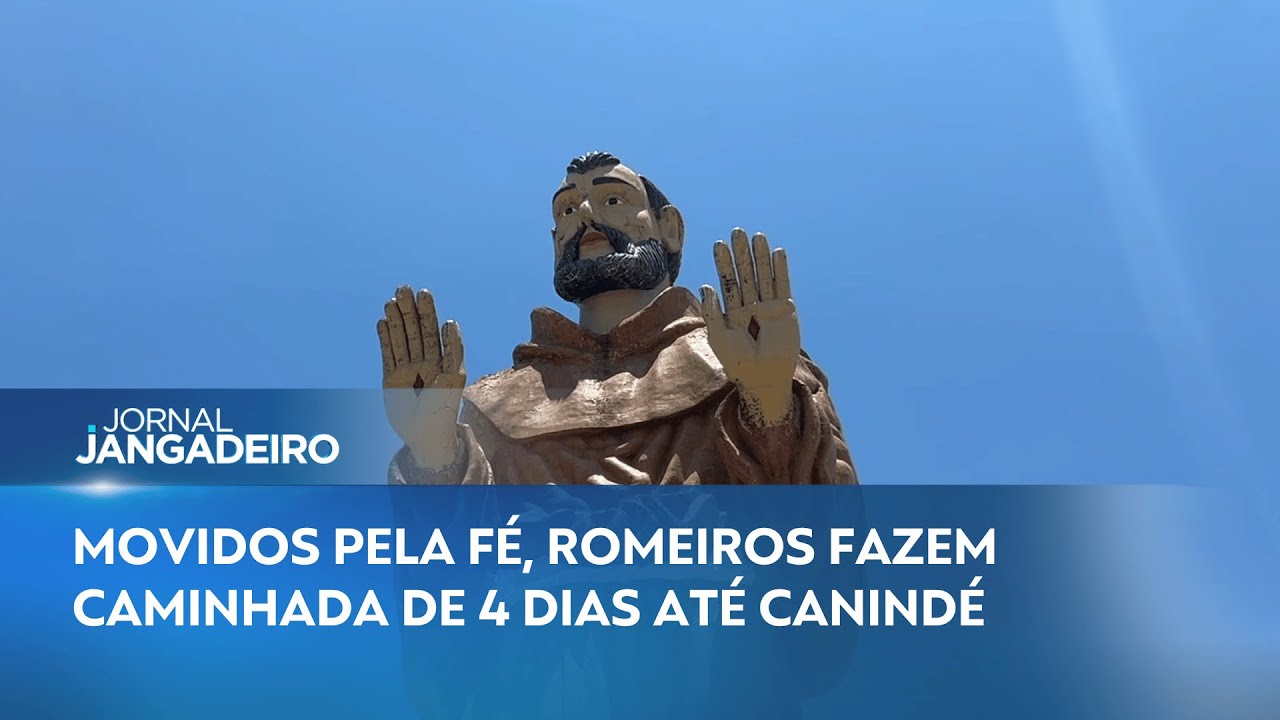 ROMARIA LEVA MILHARES DE FIÉIS À CANINDÉ EM AGRADECIMENTO A SÃO FRANCISCO DAS CHAGAS