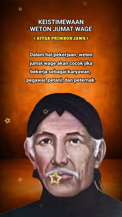 Keistimewaan Weton Jumat Wage #weton #primbonjawa #jumatwage