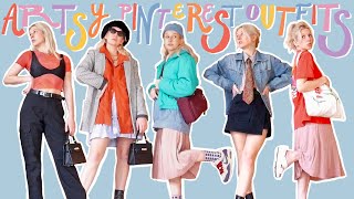 Outfits for COOL ARTSY WEIRD GIRLS: Recreating Pinterest Outfits! (Spring 2022)