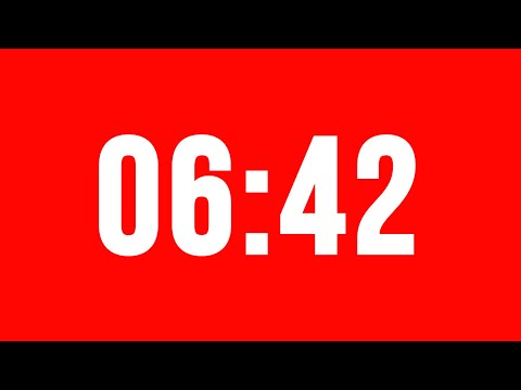 6 Minute 42 Second Timer With Alarm Without Music