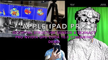 Apple iPad Pro Occipital Structure Sensor Skanect pro