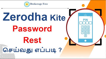 Zerodha Kite Password Reset (Tamil)