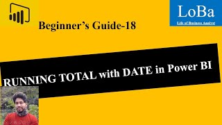 power bi - running total with date | cumulative total in pbi | get the rolling total for dates