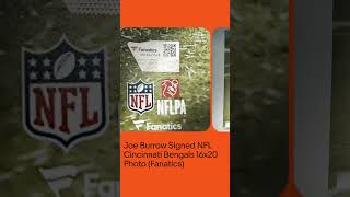 Joe Burrow Signed NFL Cincinnati Bengals 16x20 Photo (Fanatics)