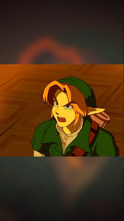 Ocarina of Time anime (FlippingDingDong) #funny #zelda #ocarinaoftime #anime #art