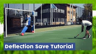 Saving a Deflection / Tip-In Tutorial - Goalkeeper Techniques | HockeyheroesTV