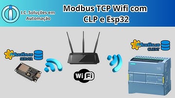 Modbus TCP Wifi com CLP e Esp32